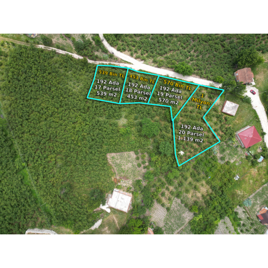 Ordu, Çatalpınar, Akkaya, 192 Ada, 20 Parsel, 1.000.000 TL Ordu, Çatalpınar, Akkaya, 192 Ada, 20 Parsel, 1.000.000 TL