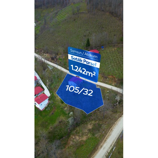 Samsun, Atakum, Kabadüz, 105 Ada, 32 Parsel, 2.990.000 TL